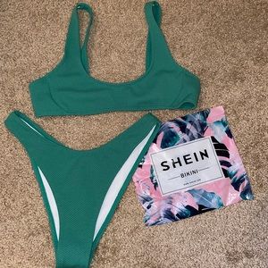 Green SHEIN bikini